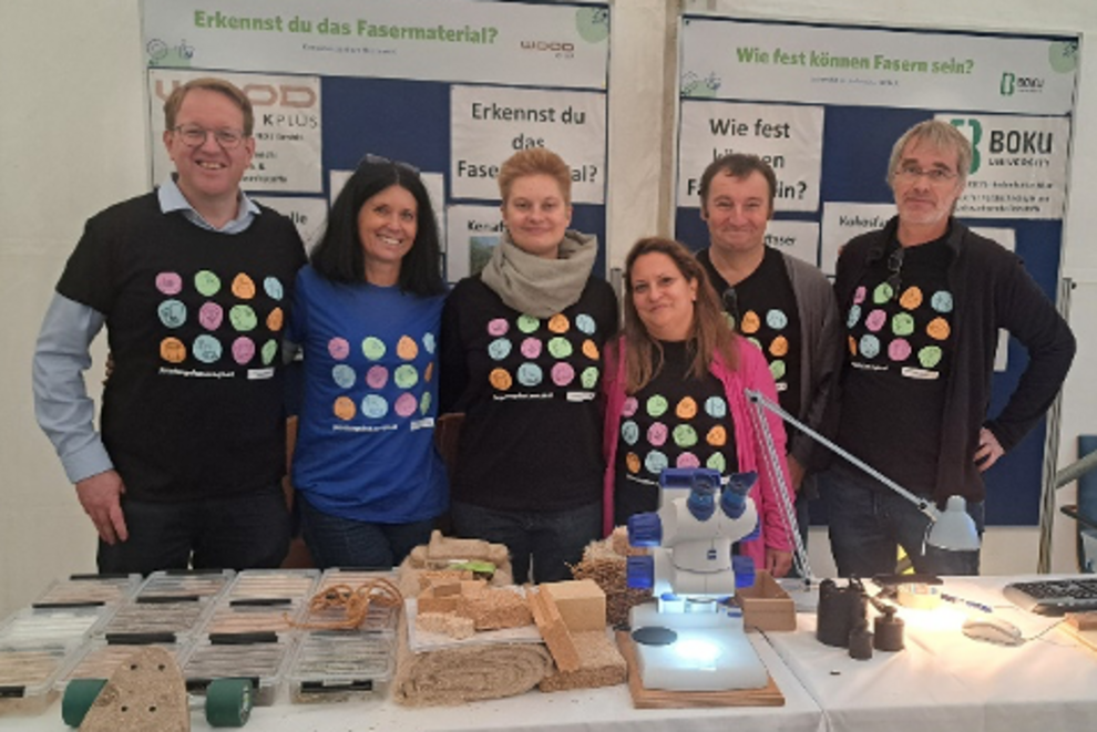 Gemeinschaftsstand von Wood K plus und BOKU University, © Wood K plus.