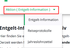 Einstellungen Entgeltinformation