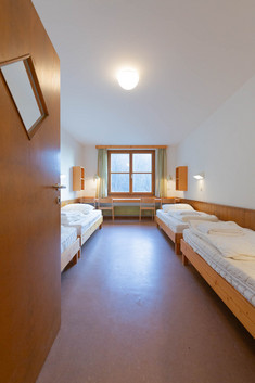 Blick in ein Vierbettzimmer