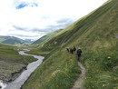 hiking trail in the Caucasus