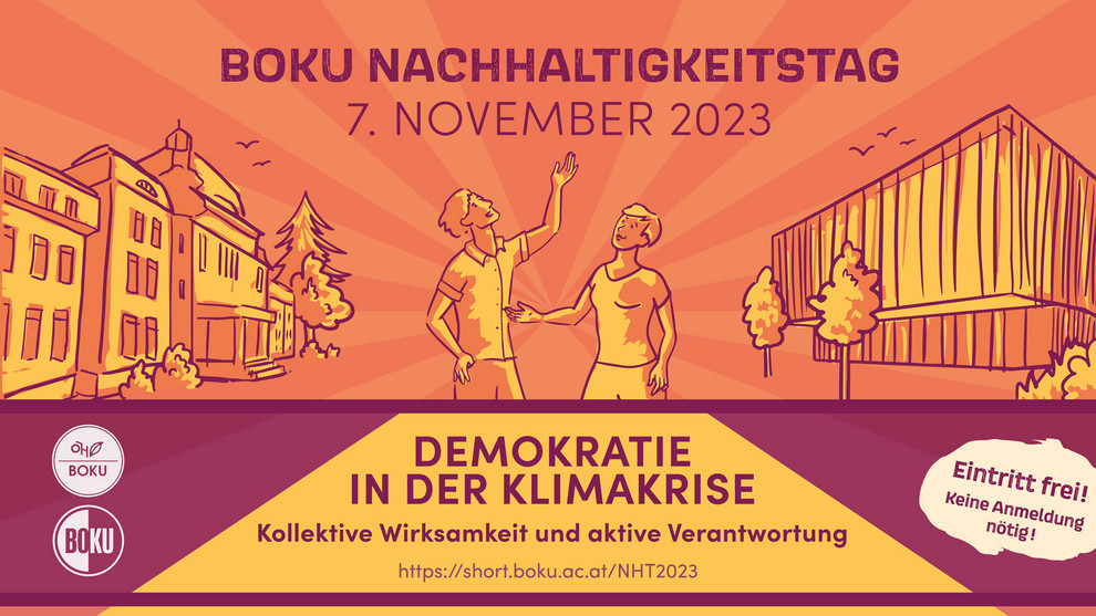 Header BOKU Nachhaltigkeitstag 07.11.2023