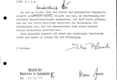 Schriftliches Ansuchen um Goldenes Diplom, datiert mit 13. Mai 1974