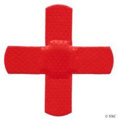 Symbolic foto: red plaster