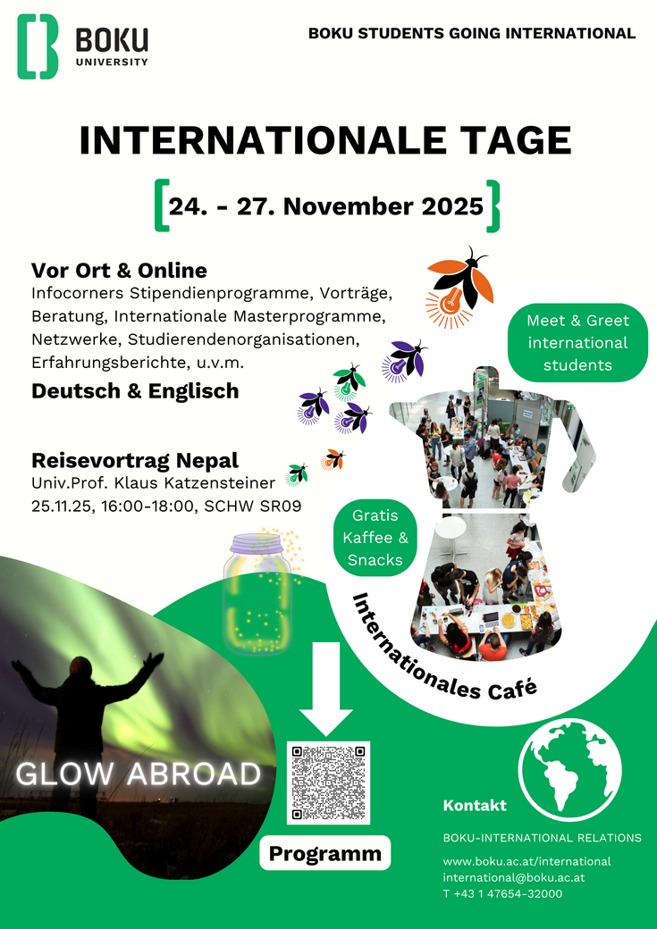 Poster for the International Days @BOKU