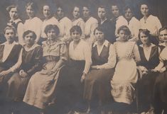 Klassenfoto der Maturaklasse Innsbruck, um 1917