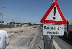 Fahrzeichen "Baustellenverkehr"