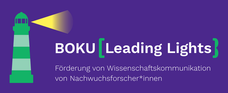 Coverbild: BOKU Leading Lights. Förderung von Wissenschaftskommunikation von Nachwuchsforscher*innen. 