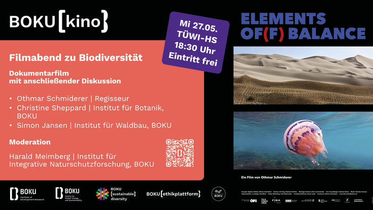 Filmabend-Plakat zu Biodiversität am 27.05.2026
