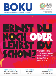 Cover BOKU Magazin 2022/3