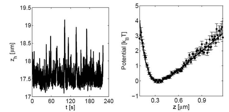 Interaction potential between a charged glass plate and a charged silica colloid 