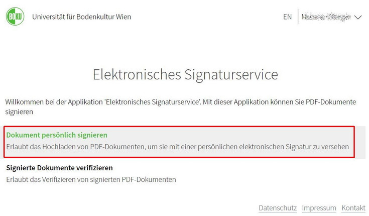 Screenshot Elektronische Signatur 01