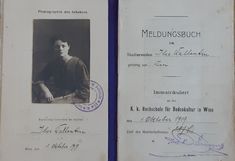 Meldungsbuch Hochschule für Bodenkultur, 1. Oktober 1919 