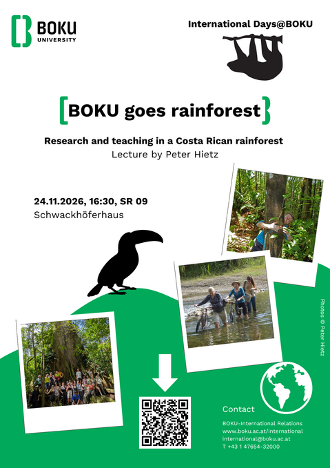Promotion poster for the presentation on Costa Rica