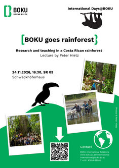 Promotion poster for the presentation on Costa Rica