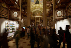 Exhibition „Of Gardens and People“ at the National Library. Photo: Johannes Hloch, 2023.