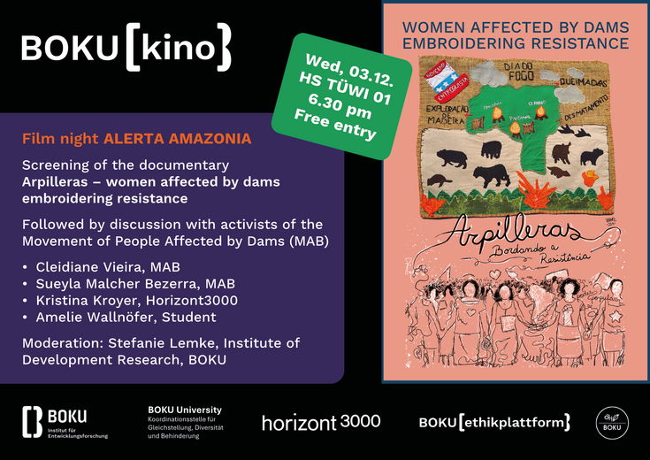 Film poster for the Alerta Amazonia movie night 