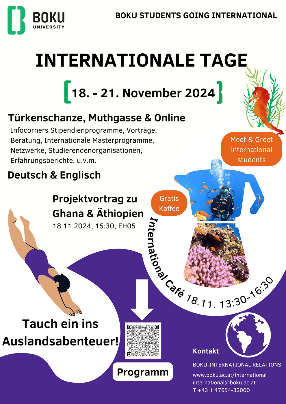 Tauche ein ins Auslandsabenteuer