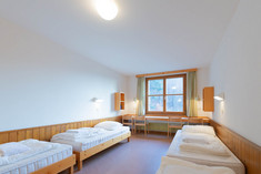 Blick in ein Vierbettzimmer