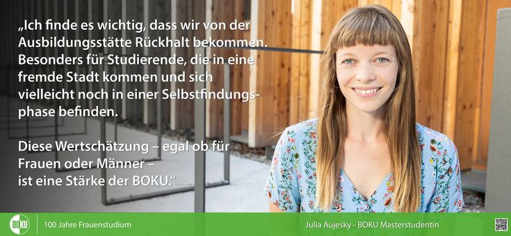 Julia Aujeksy - BOKU masterstudentin