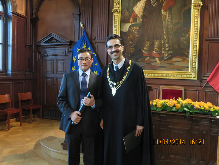 Promotion, Dr. Guofang Xu