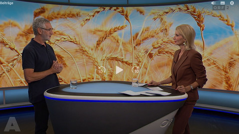 Hermann Buerstmayr im Gespräch mit ORF Moderatorin Nadja Mader