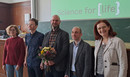 Foto: Dominik Wiederhofer mit Kommissionsmitgliedern /vlnr Priv.Doz. Mag. Dr. Gertrud Haidvogl, PD Dr. Ulrich Morawetz, Dr. Dominik Wiedenhofer, Univ.Prof. Dr. Harald Rieder, Univ.Prof. Dr. Sigrid Stagl