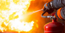 Using a fire extinguisher