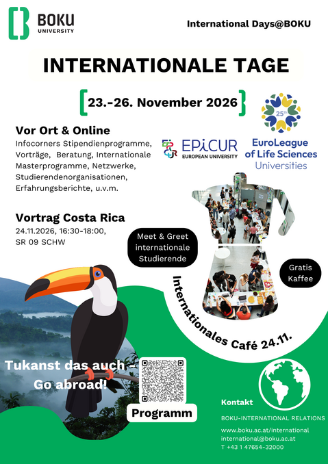 Poster for promoting the info event