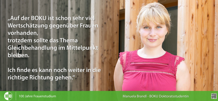 Manuela Brandl - BOKU Doktoratsstudentin