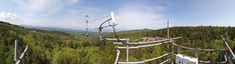 Panoramic view of the measuring tower Heuberg