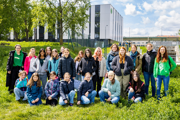 Teilnehmerinnen, Workshopleiterinnen und Organisatorinnen, Töchtertag 2024