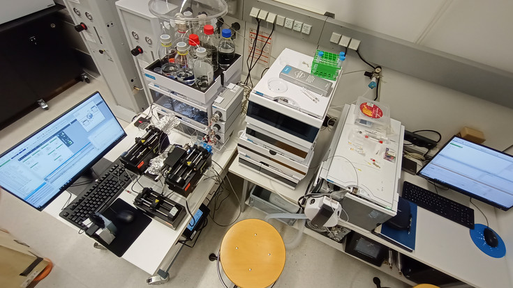 2DLC-TQ System for online analysis of microperfusion fermentations