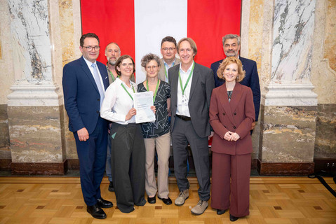 Foto von der Preisverleihung