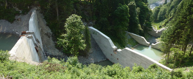 Verbauch Wildbach