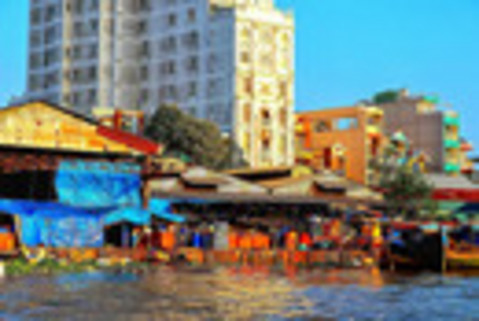 Foto: schwimmender Markt in Damnoen Saduak