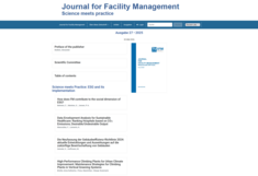 Screenshot Journal für Facility Management