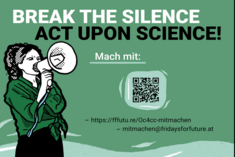 Break the silence. Act upon science!
