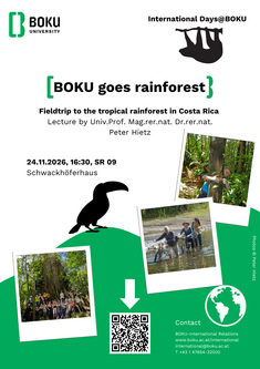 Poster für den Reisevortrag über Costa Rica