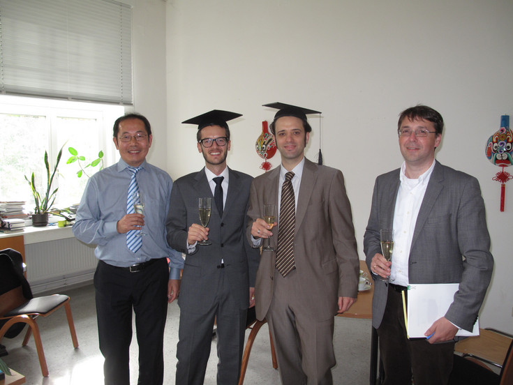 Promotion, Dr. Soranzo and Dr. Brückl