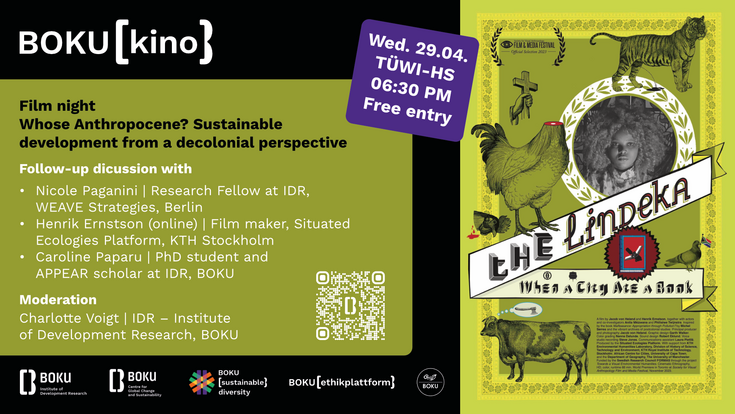 Poster for the film night on 29 April