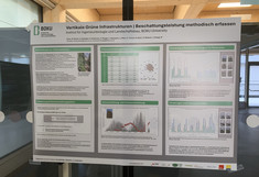 Photographed poster
