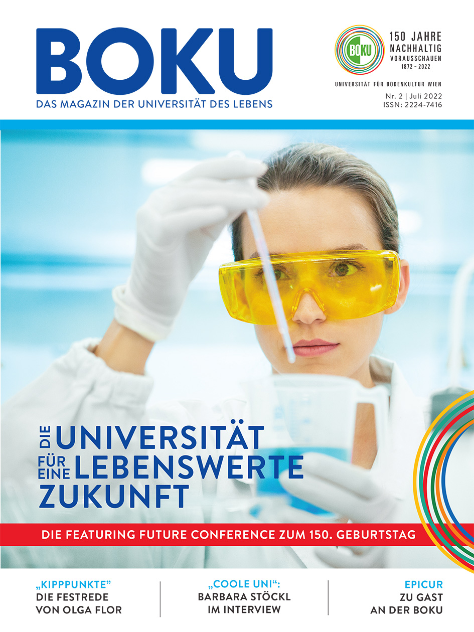 Cover BOKU Magazin 2/2022