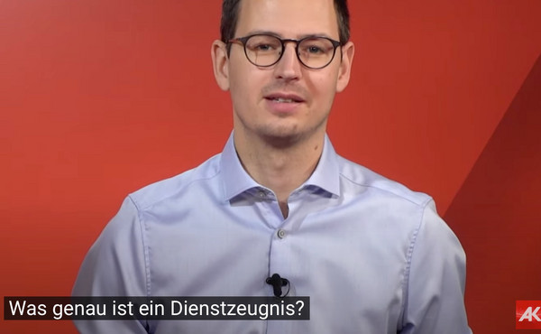 Arbeiterkammer Video zu Dienstzeugnis