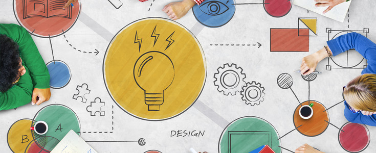Light Bulb Ideas Creative Diagram Concept ©